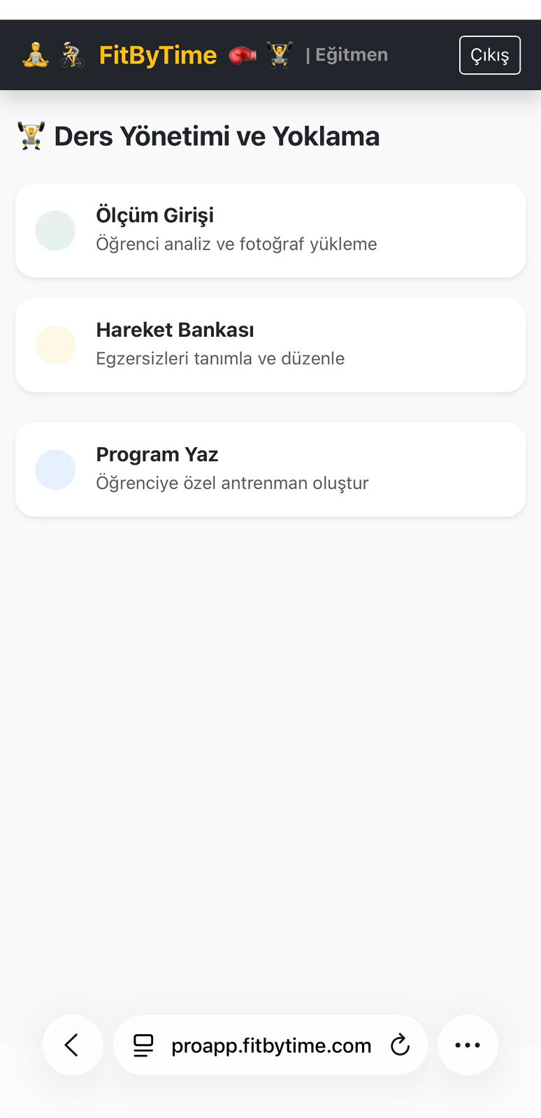 Program Ekranı